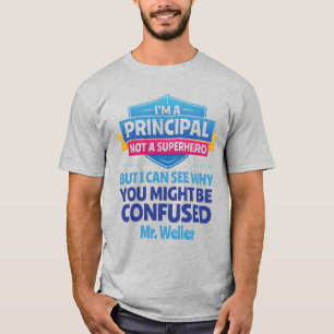 T-shirt Chemise homme de super-héros principal personnalis