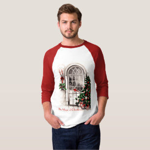 T-shirt Chemise homme fenêtre de Noël