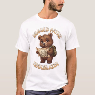 T-shirt Chemise homme Rugged Paths Trailblazer Bear Men T-