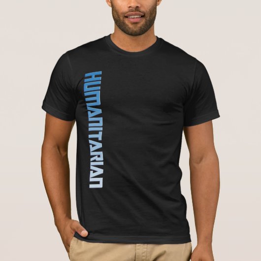 T-shirt Chemise humanitaire verticale 1 (Devant)