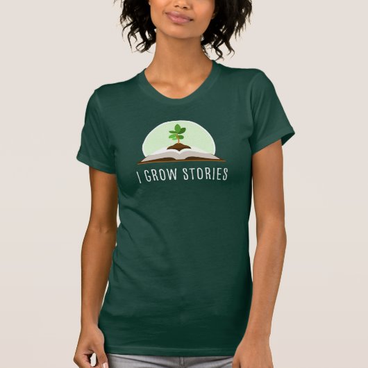 T-shirt Chemise "I Grow Stories" (Devant)