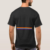 T-shirt Chemise imperméable drapeau de la fierté (Dos)
