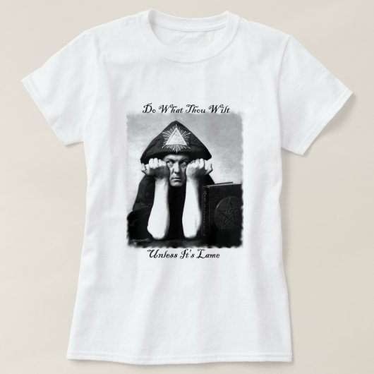 T-shirt Chemise impertinente de Crowley (Design devant)