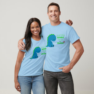 T-shirt chemise impressionnante de rawr de dinosaure