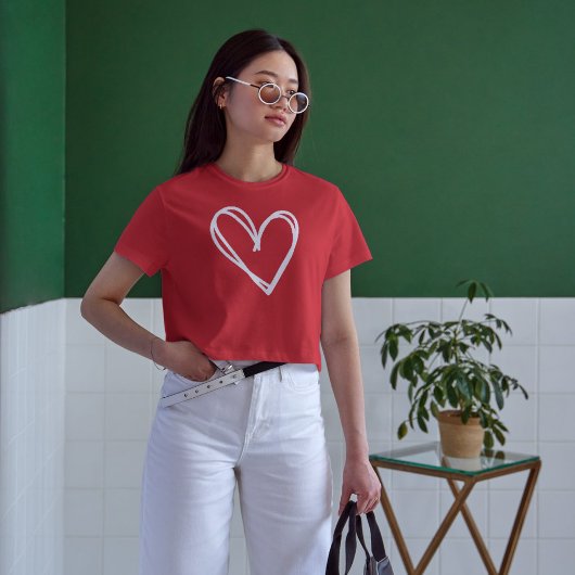 T-shirt Chemise imprimée pour la Saint-Valentin