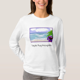 T-shirt Chemise incognito de carlin pourpre