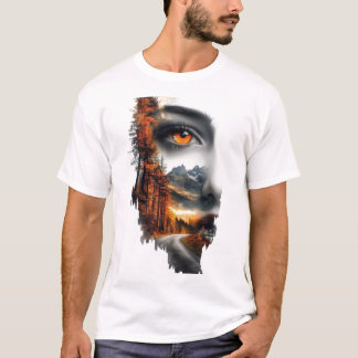 T-shirt Chemise Inner Wilderness – Portrait de Nature Surr
