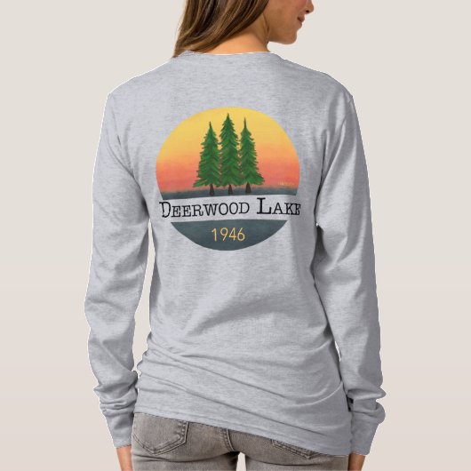 T-shirt Chemise Inspirivity "Deerwood Lake" (Dos)
