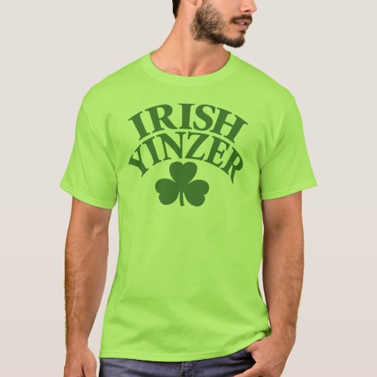 T-SHIRT CHEMISE IRLANDAISE DE PITTSBURGH YINZER (Devant)