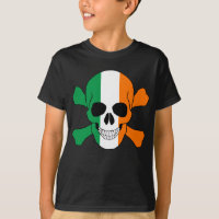 Chemise Irlandaise Drapeau Crâne Et Crossbones