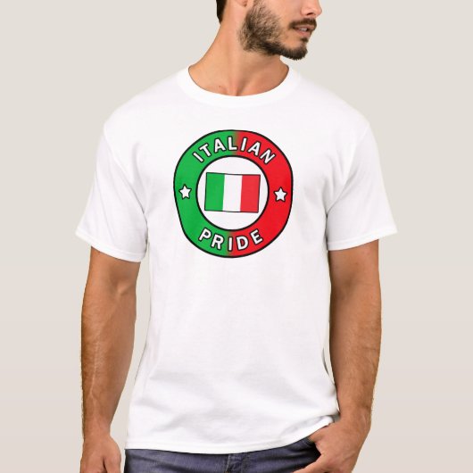 T-shirt Chemise italienne de fierté (Devant)