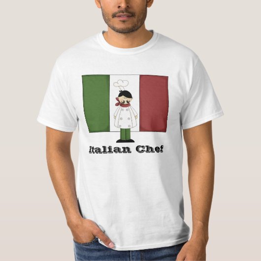 T-shirt Chemise italienne du chef #5 (Devant)