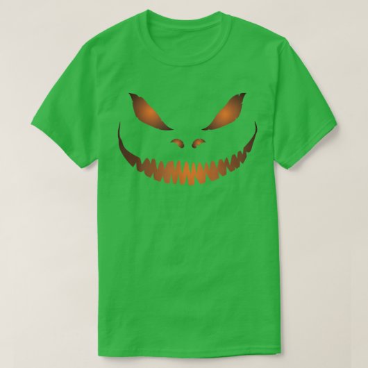 T-shirt Chemise Jack-o'-lantern du Citrouille d'Halloween (Design devant)