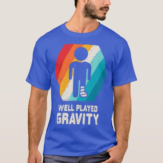 T-shirt Chemise Jambe cassée Ankle genou blessure pied obt (Devant)