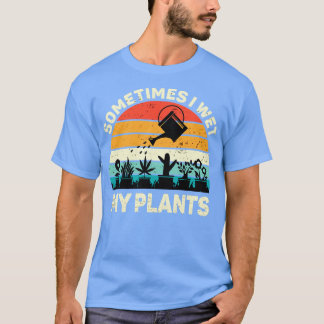 T-shirt Chemise Jardinage Parfois J'Ai Vu Ma Chemise Plant