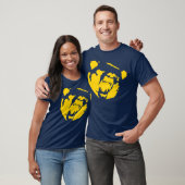 T-shirt chemise jaune d'ours (Unisexe)