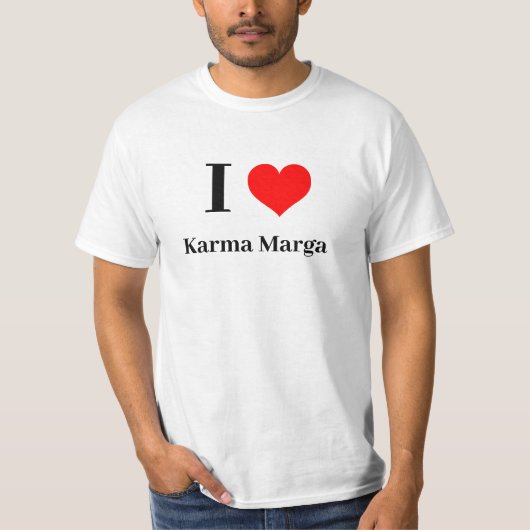 T-shirt Chemise - Je coeur Karma Marga (Devant)