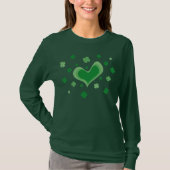 T-shirt chemise Jour de la Saint Patrick | Manche longue a (Devant)