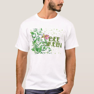 T-shirt Chemise Jour des terres Bee Green Eco