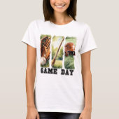 T-shirt Chemise Jour Jeu, Mamans Sport, Maman Baseball Che (Devant)
