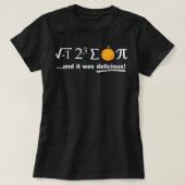 T-shirt Chemise Jour Pi I Huit Somme Citrouille Pi Funny M (Design devant)