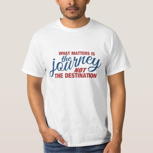 T-shirt Chemise JOURNEY - choisir style & couleur (Devant)