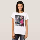 T-shirt Chemise Joyeuse Saint-Valentin (Devant entier)