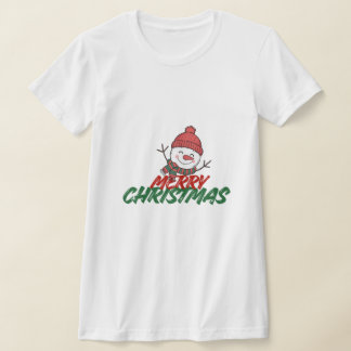 T-shirt Chemise Joyeux Noël, Chemise de famille de Noël mi