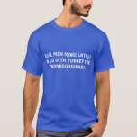 T-SHIRT CHEMISE JUIVE DRÔLE DE NOURRITURE DE<br><div class="desc">CE DE VRAIS HOMMES FONT DES LATKES POUR ÊTRE ASSORTIS À LA TURQUIE POUR THANKSGIVUKKAH EST UNE CHEMISE SPÉCIALE JUIVE DE 2013 AMÉRICAINS. QUEL GRAND CADEAU DE HANOUKKA POUR NOTRE TYPE.</div>