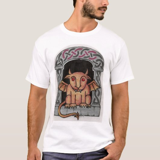 T-shirt Chemise jumelle de gargouille (Devant)