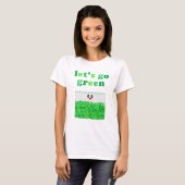 T-SHIRT CHEMISE KAWAII ALLONS AU VERT POT (Devant entier)