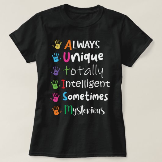 T-shirt Chemise Kindness sensibilisation sur l'autisme tou (Design devant)
