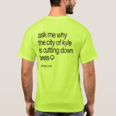 T-shirt Chemise Kyle Trees (Conception Originale) (Dos)