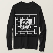 Chemise Labyrinthe de Crâne Enfer Gothique