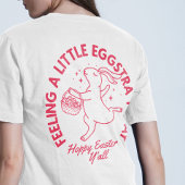 T-shirt Chemise lapin de Pâques Funny personnalisée avec n