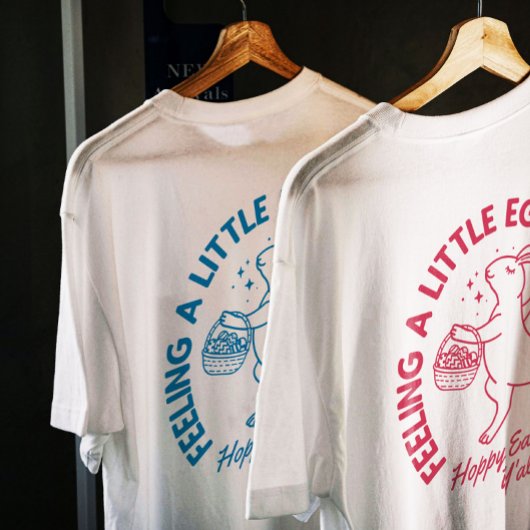 T-shirt Chemise lapin de Pâques Funny personnalisée avec n