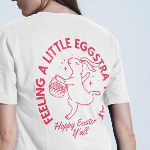 T-shirt Chemise lapin de Pâques Funny personnalisée avec n
