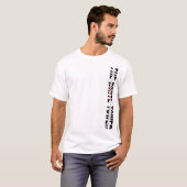 T-shirt Chemise latérale blanche Gaidin (Devant entier)
