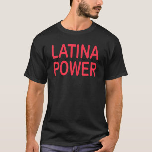 T-shirt Chemise Latina Power Pour Femmes Et Filles Puissan