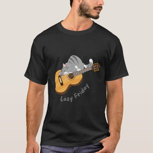 T-shirt Chemise Lazy friday (Devant)