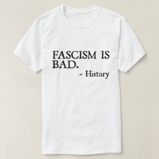 T-shirt Chemise Leçon d'Histoire – Citation contre le Fasc