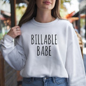 T-shirt Chemise légale Billable Babe, Don d'avocat pour le