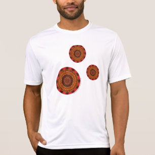 T-shirt Chemise légère pour hommes Mandala