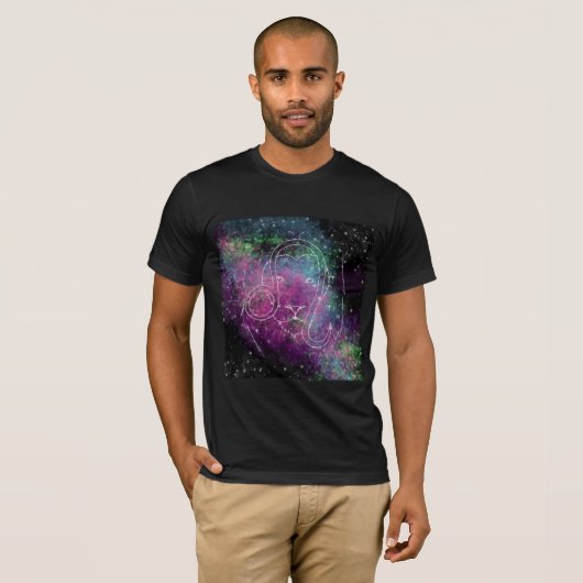 T-shirt Chemise Leo Constellation (Devant entier)