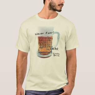 T-shirt Chemise libre de bière de gluten