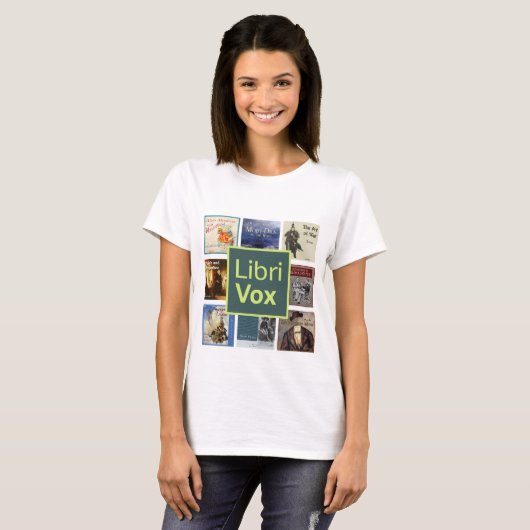 T-shirt Chemise LibriVox - Style 1 (Devant entier)