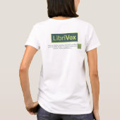 T-shirt Chemise LibriVox - Style 1 (Dos)