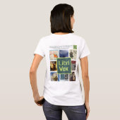 T-shirt Chemise LibriVox - Style 2 (Dos entier)
