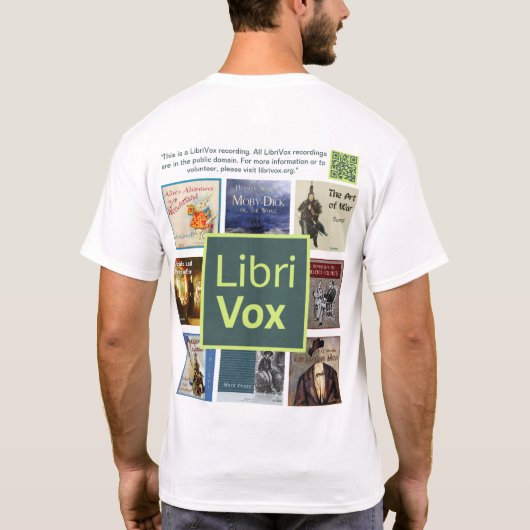 T-shirt Chemise LibriVox - Style 2 (Dos)
