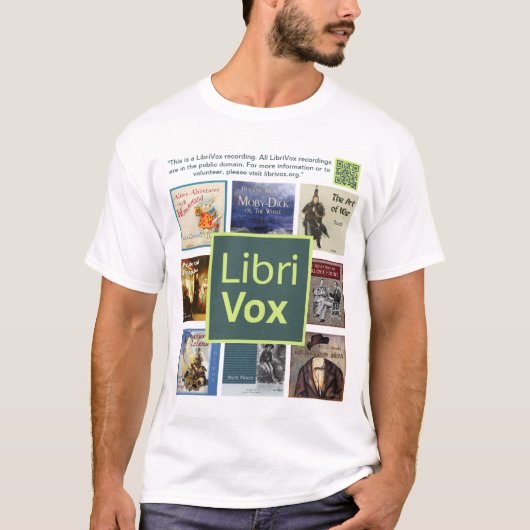 T-shirt Chemise LibriVox - Style 3 (Devant)